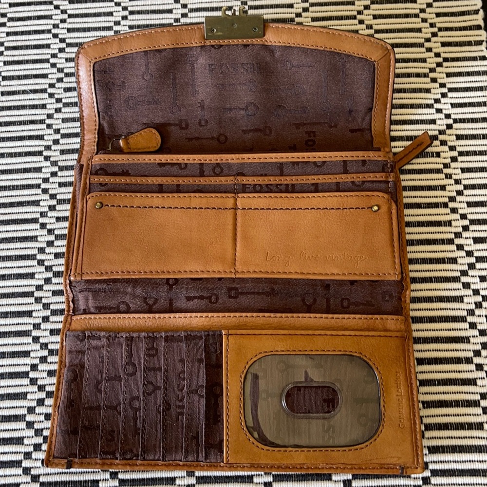 Long Live Vintage Fossil Wallet